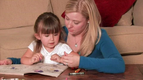 Coloring Together 스톡 동영상 717846