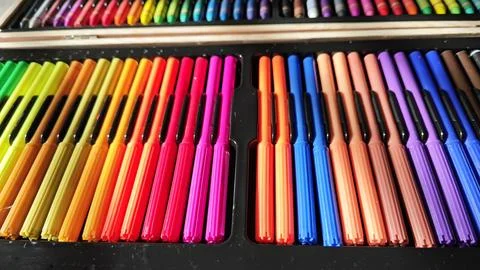 Coloring tools Stock Photos