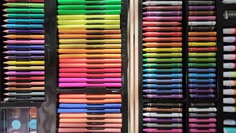 Coloring tools Stock Photos