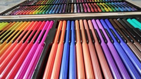 Coloring tools Stock Photos