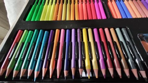 Coloring tools Stockfoto's