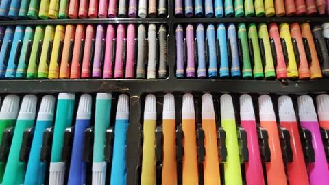 Coloring tools Stock Photos