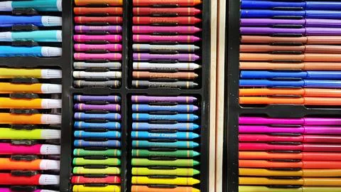 Coloring tools Stockfoto's