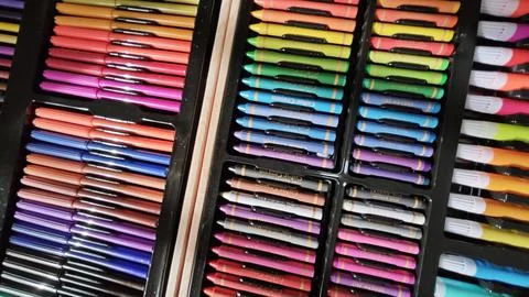 Coloring tools Stock Photos
