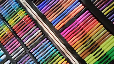 Coloring tools Stock Photos