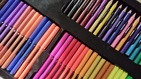 Coloring tools Stock Photos