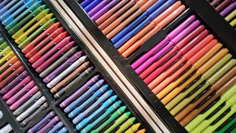 Coloring tools Stock Photos