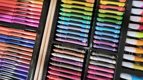 Coloring tools Stock Photos