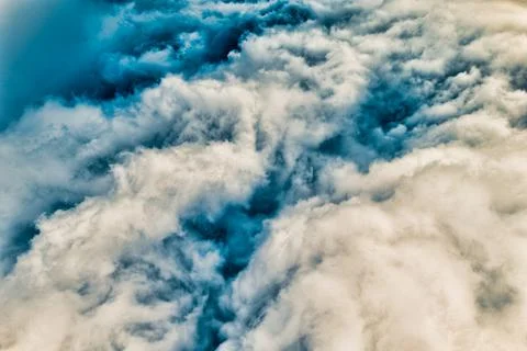 Colorized cloudscape Stock Photos