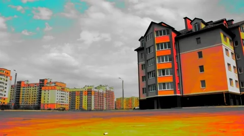 Colorized timelapse Stock-Footage 52043162