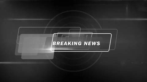 Colorless breaking news generic Stock Footage 38861328