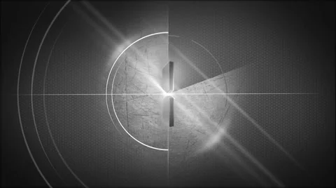 Colorless countdown to happy new year Stock Footage 43479353