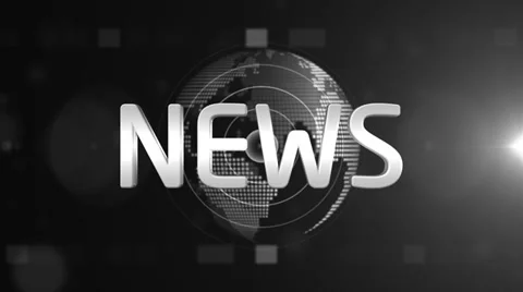 Colorless news generic  background Stock Footage 37922873