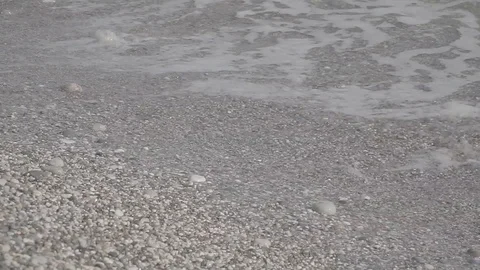 Colorless sea wave Stock Footage 93929676
