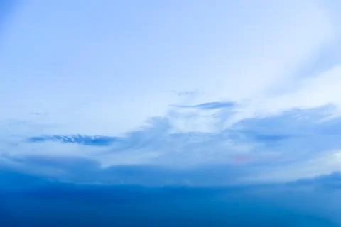 Colors and patterns of the clouds in the sky. Fotos Stock