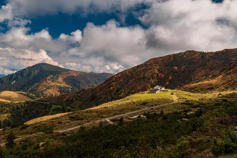 Colors are exploding in the woods of Carnic Alps Stockfoto's