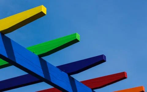 Colors beams Stock Photos