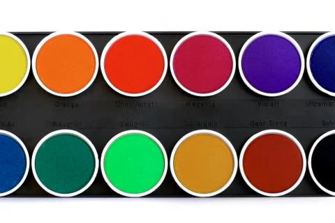 Colors on black Stock Photos