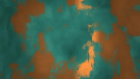 Colors blend in abstract background with shades of teal Stock Footage 338299113