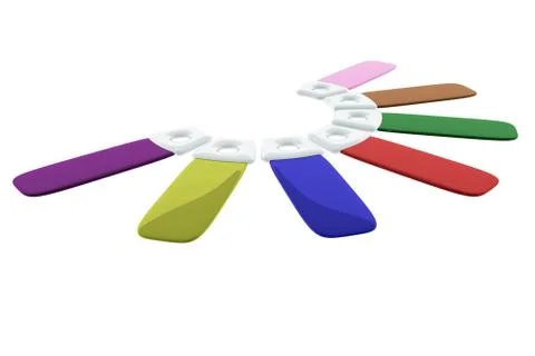 Colors choice Stock Illustration