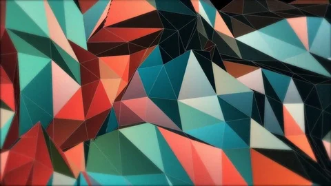 Colors Collage Vj Loop Stock Footage