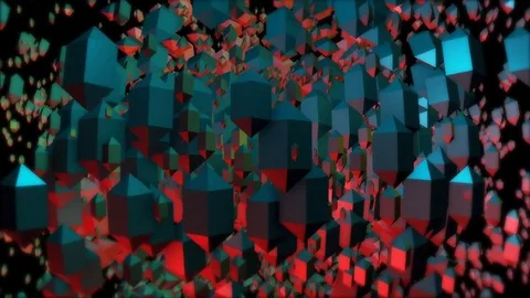 Colors Collage Vj Loop Stock Footage