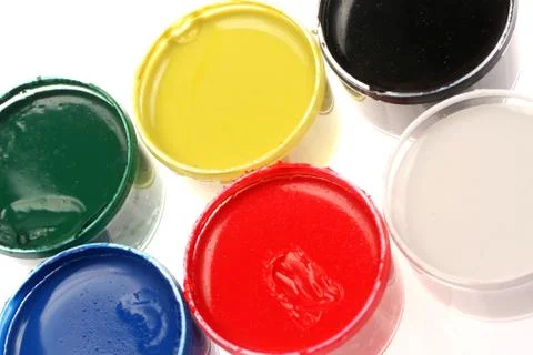 Colors in container Stock Photos