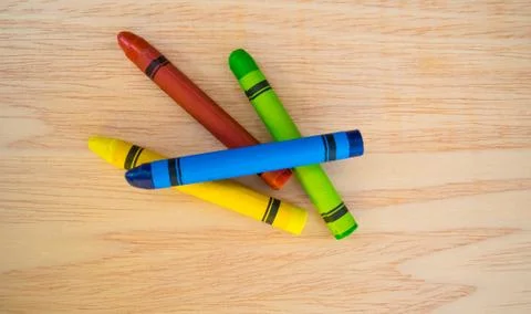 Colors - crayons 스톡 사진