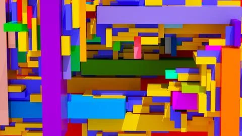 Colors cubes Stock-Illustration