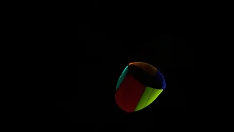 Colors in dark Stock-Footage 119207206