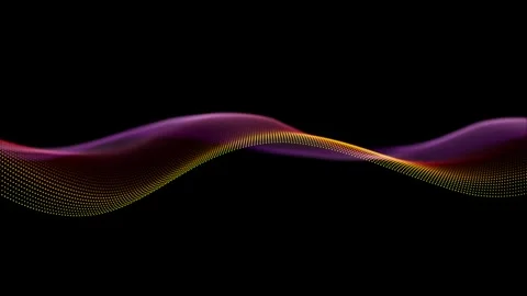 Colors Elegant Flying Lines Background, Loop Video Stock Footage 278881060
