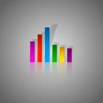 Colors graph Stock Illustration