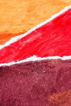 Colors on ground 스톡 사진