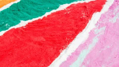 Colors on ground Stock Photos