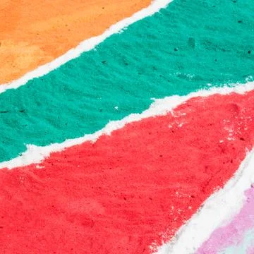 Colors on ground Stock Photos