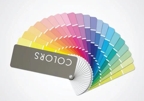 Colors guide Stock Illustration