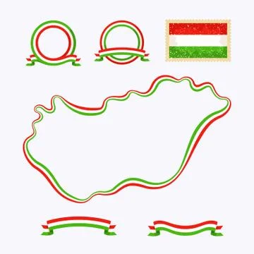 Colors of hungary Stock Illustration