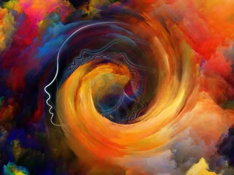 Colors Inside Stock Illustration