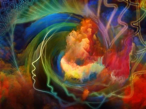 Colors Inside Stock Illustration