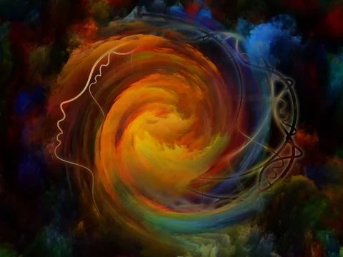 Colors Inside Stock Illustration