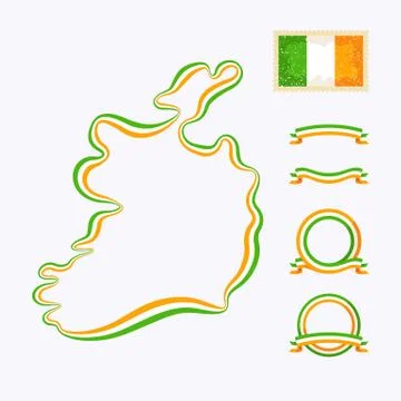 Colors of ireland Stock Illustration