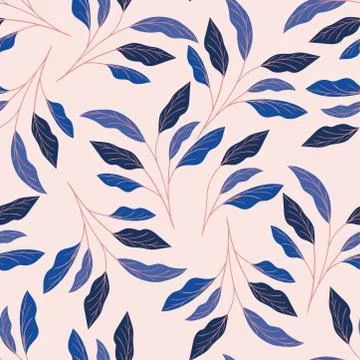 Colors leafs natural pattern background 스톡 일러스트