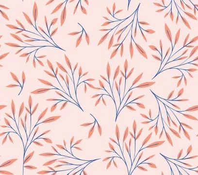 Colors leafs natural pattern background 스톡 일러스트