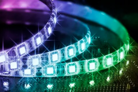 Colors of the LED Stock Photos