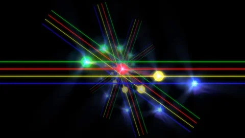 Colors lines lights abstract Stock Footage 90685708