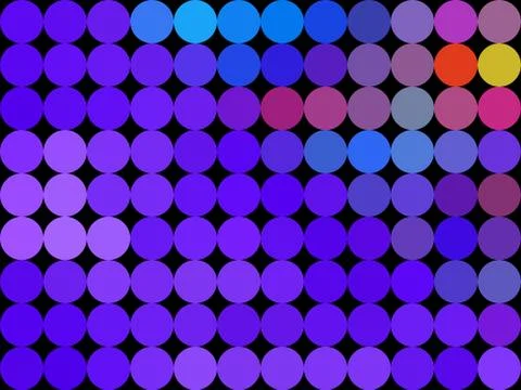 Colors low poly circle style vector mosaic background Stock Illustration