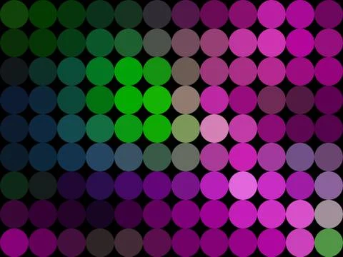 Colors low poly circle style vector mosaic background Stock Illustration