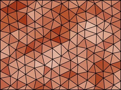 Colors low poly triangle style vector mosaic background Stock Illustration