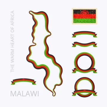 Colors of Malawi Stock Illustration