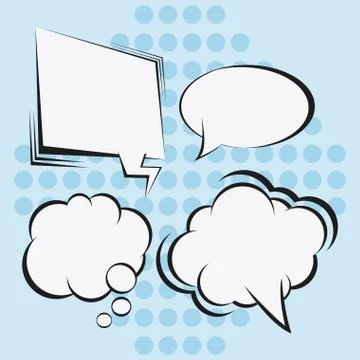 Colors Message bubble speech, editable vector 스톡 일러스트